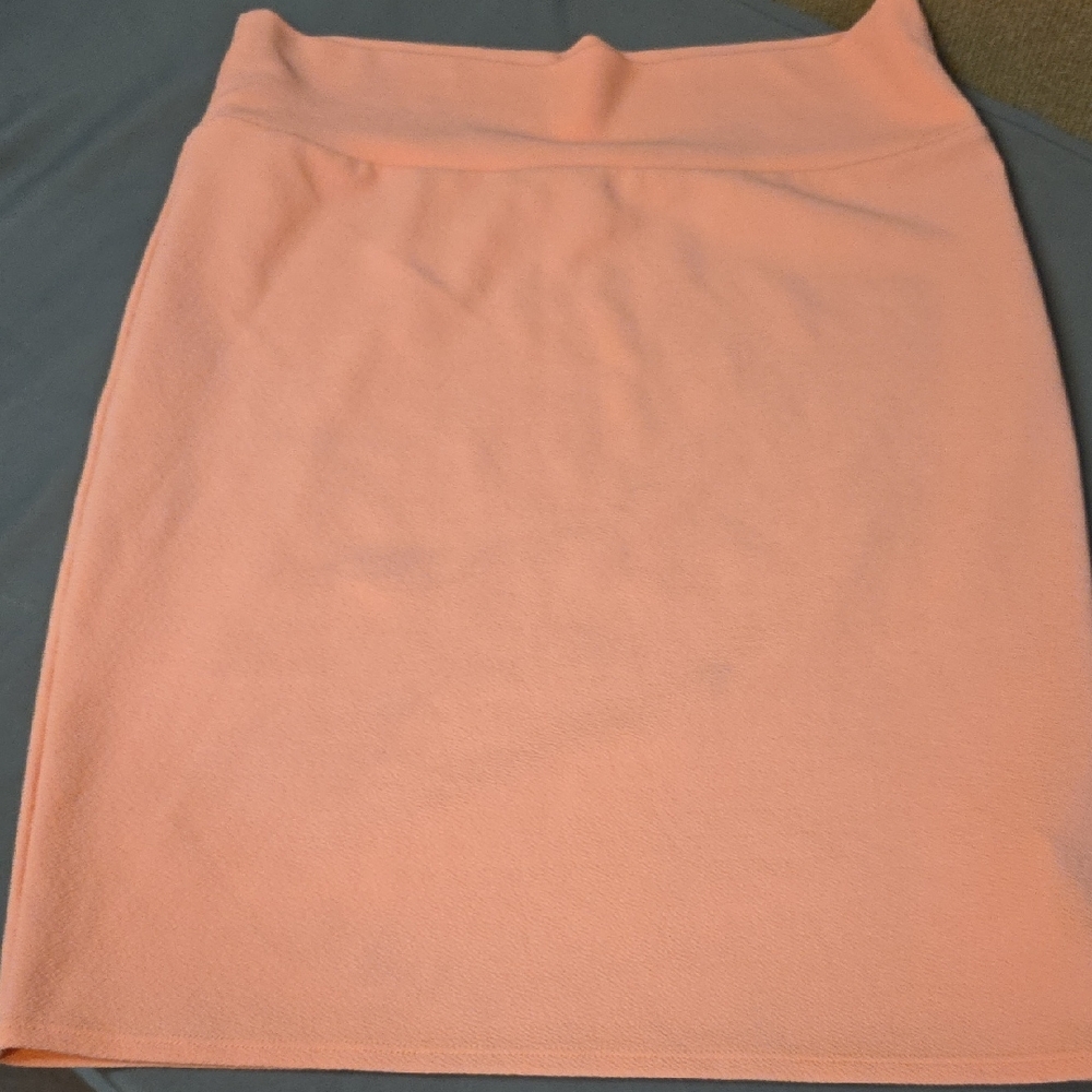 LuLaRoe Peach Pencil Skirt